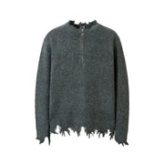 Oversize Damage Knit Sweater