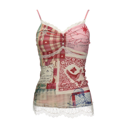 Multi Color Lace Camisole