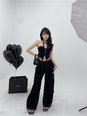 Gene Belt Top & Pants Set