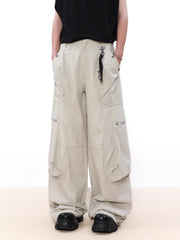 Multi-Pocket Wide Leg Cargo Pants