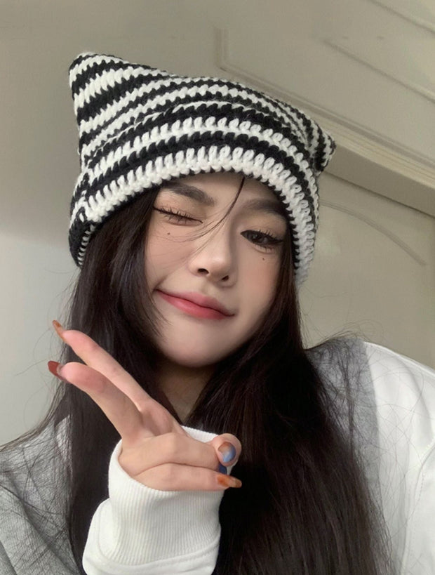Pointed Beanie Hat