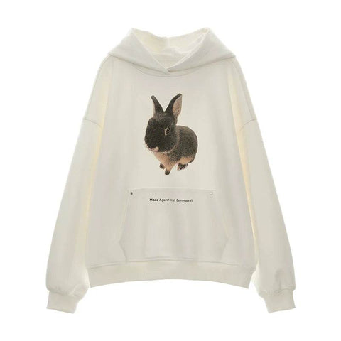 Cute Bunny Hooded Sweatshirt - My Store