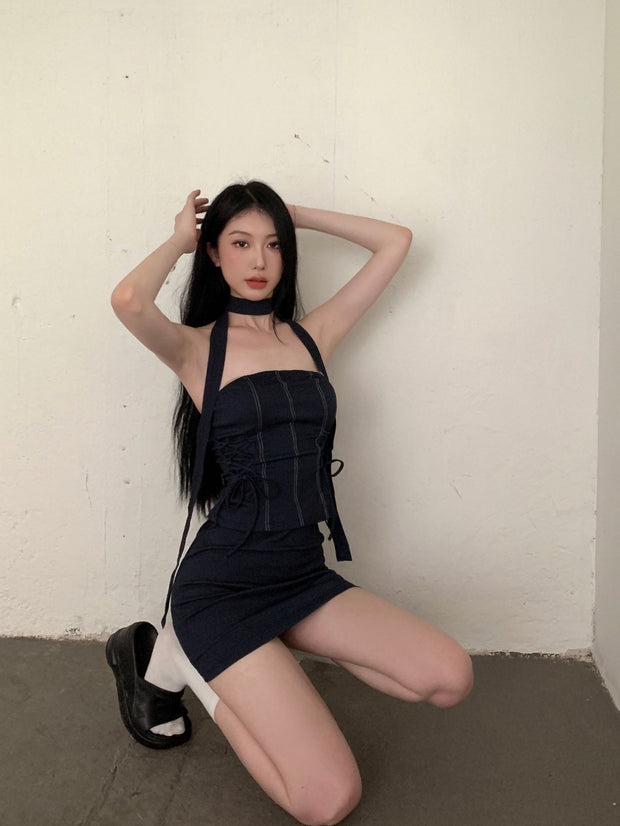 Megan Top & Skirt Set