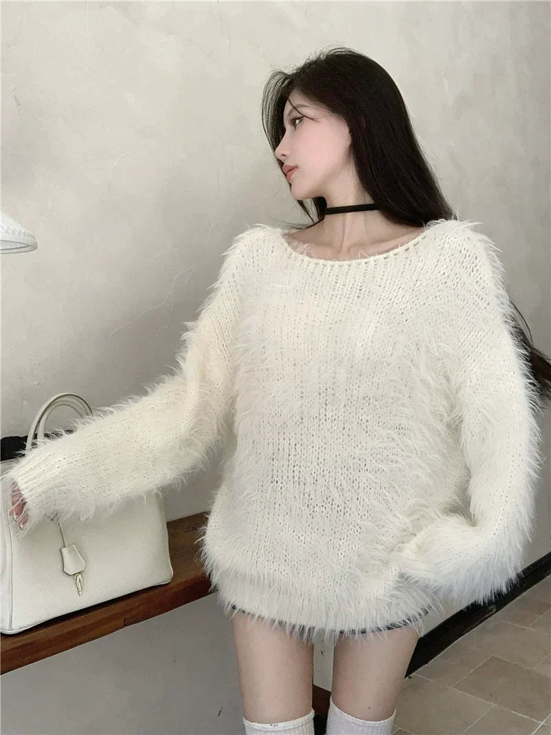 ベルベットミンクセーター