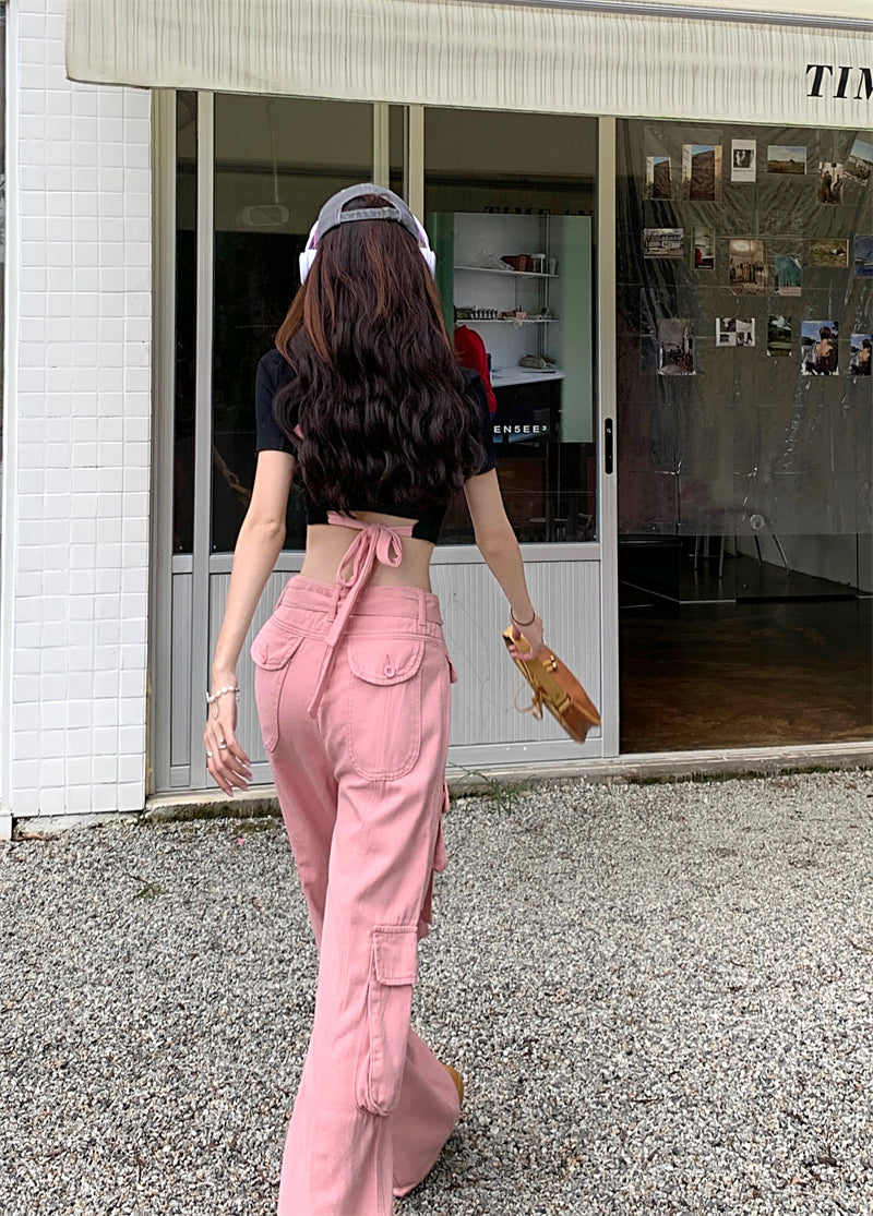 Belted Cargo Pants