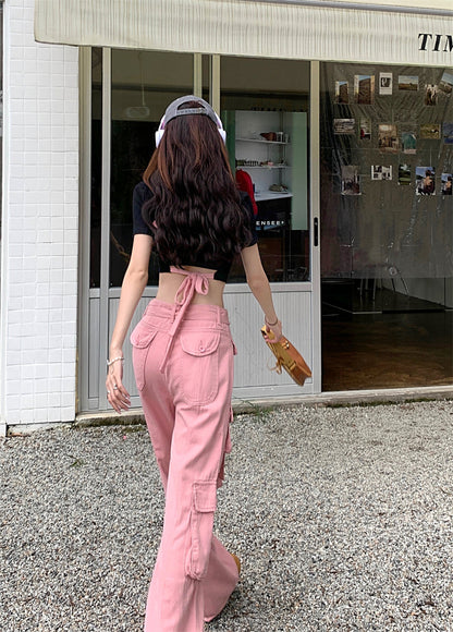 Belted Cargo Pants