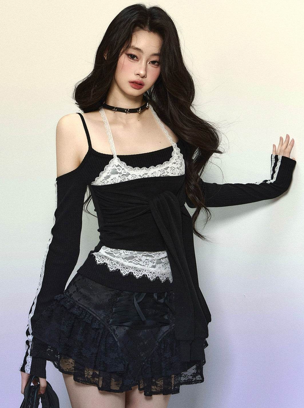 Irregular Lace Skirt - My Store