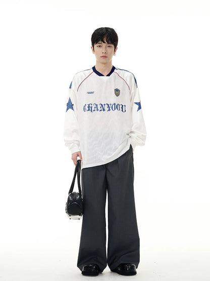 メッシュシアーロング＆ショートスリーブTシャツ