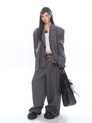 Two Piece Blazer Jacket & Pants Set