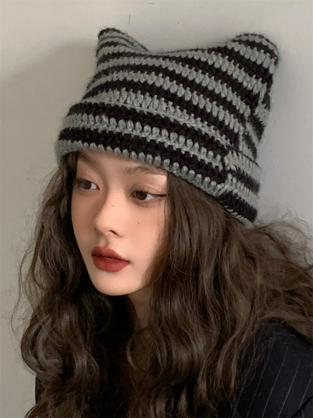 Pointed Beanie Hat