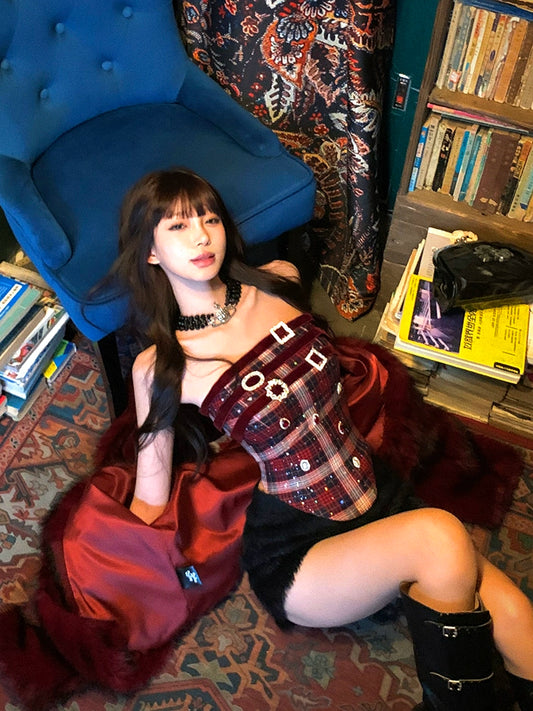 Red Plaid Top & Dress