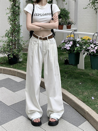 Oversized White Pants