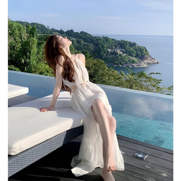 White Vacation Dress