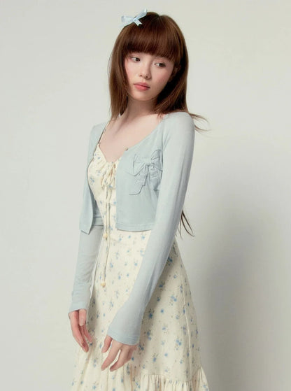 花柄レトロドレス