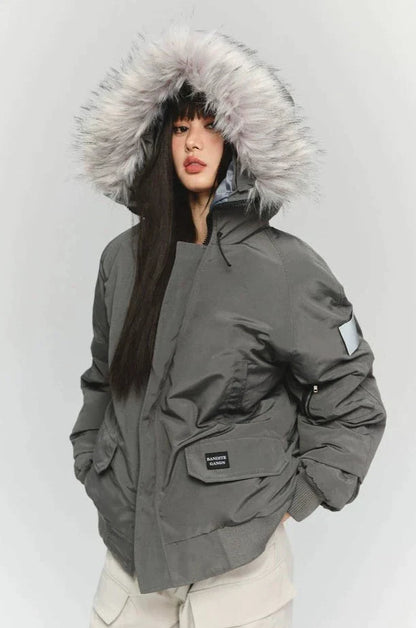 Brandy Fur Parka Jacket
