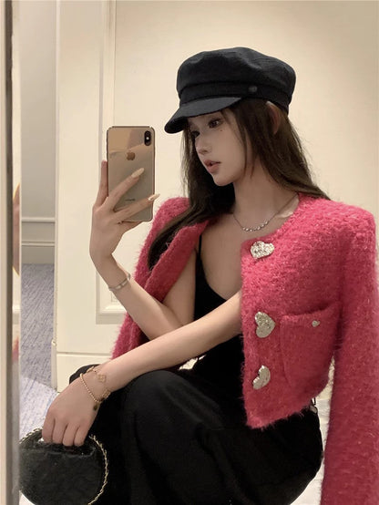 Silver Heart Tweed Jacket
