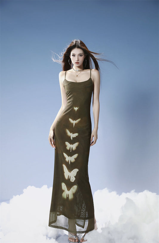 Butterfly Tie Dye Dress