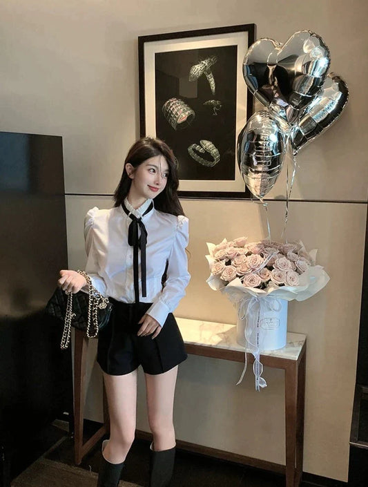 Blake White Tie Top