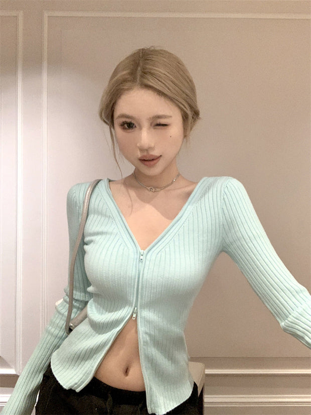 ジップアップトップ