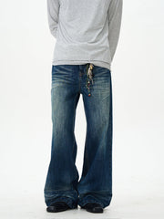 Classic Wide Leg Dark Wash Jeans
