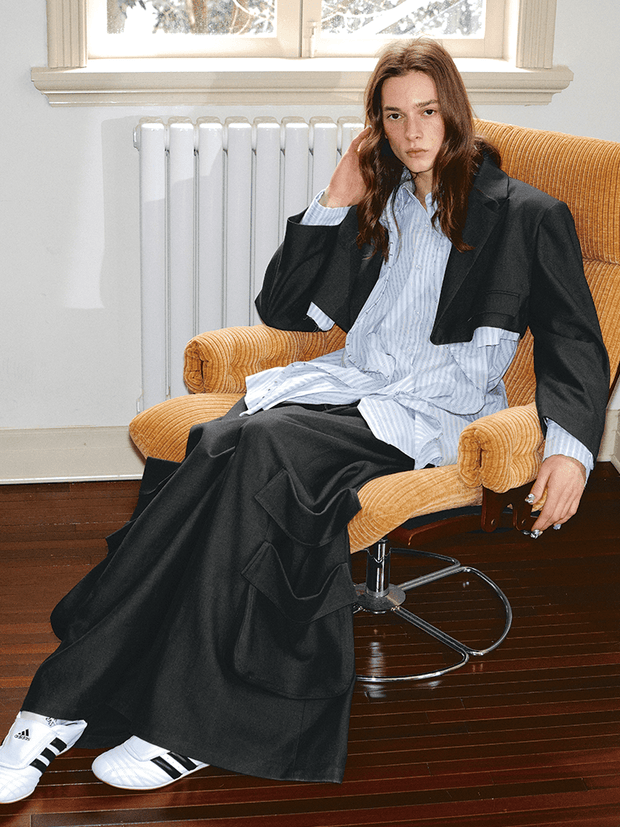 1Jinn Studio Oversized Utility Suit Pants - My Store