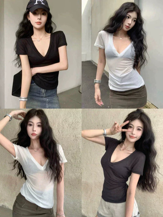 V-Neck Cotton Top