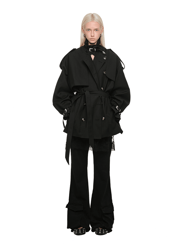 Mid Length Trench Coat - My Store