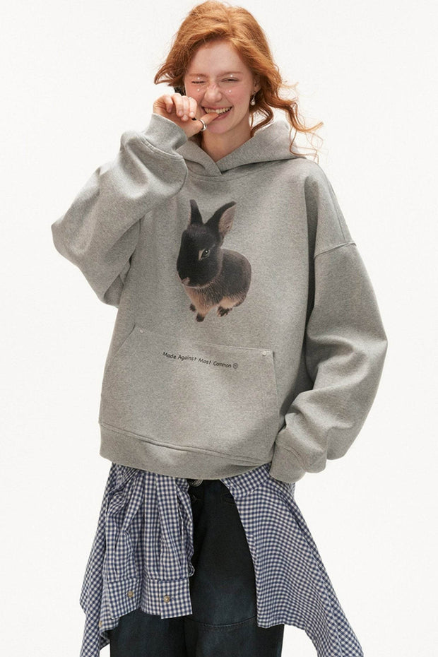 Cute Bunny Hooded Sweatshirt - My Store