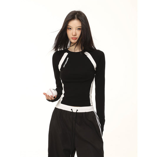 Contrast Trim Top