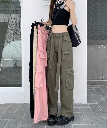 Belted Cargo Pants