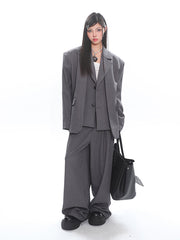 Two Piece Blazer Jacket & Pants Set