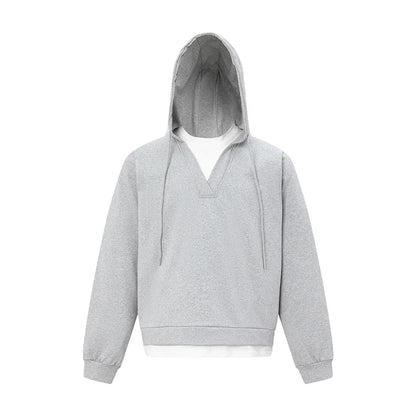 Pullover V-neck Hoodie