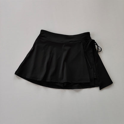 Side Split Hidden Pocket Skirt