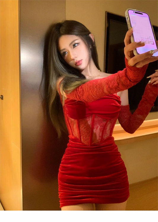 Silk Lace Dress