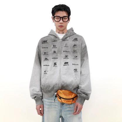 Heavyweight Cleanfit Print Hoodie