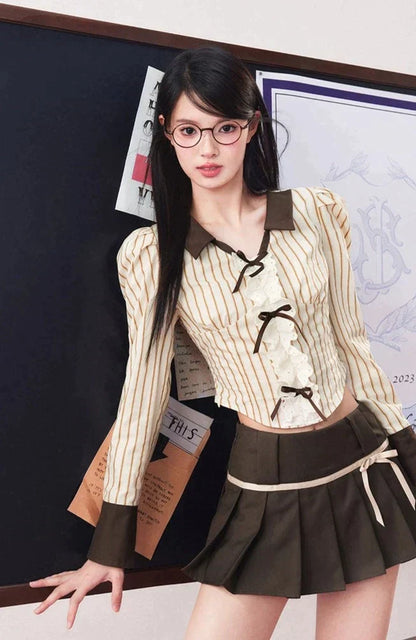 Pink Ribbon Mini Skirt