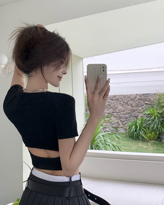 Back Cut Out Top