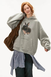 Cute Bunny Hooded Sweatshirt - My Store