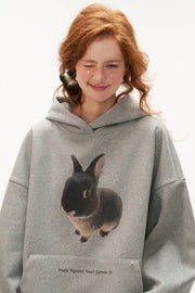 Cute Bunny Hooded Sweatshirt - My Store