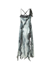 Romantic Ruffle Wandering Slip Dress - My Store