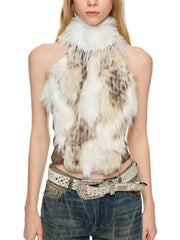 Faux Fur Tank Top - My Store