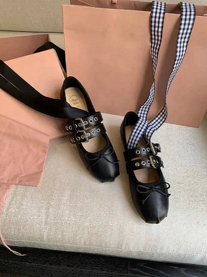 Ballet Ribbon Flats