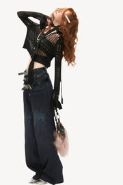 American Retro Wide-Leg Pants - My Store