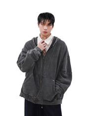 Heavyweight Oversize Zipper Hoodie