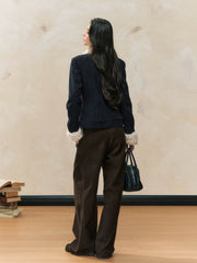 Vintage High Waist Brown Pants - My Store