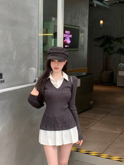 Knit Layered Top