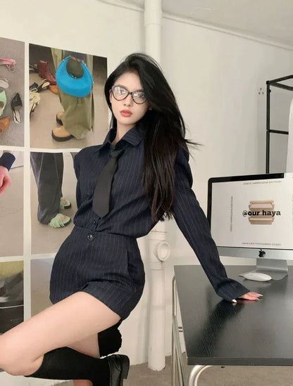 Tori Tie Shirt & Shorts Set