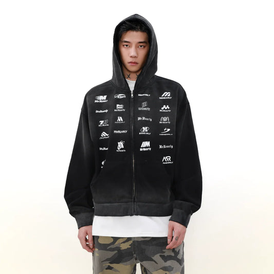 Heavyweight Cleanfit Print Hoodie