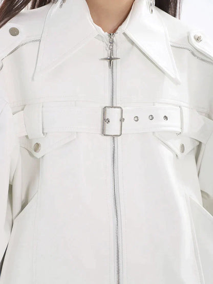 White Belt Jacket