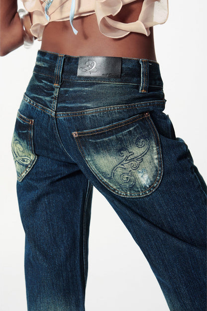 Backtrack Embroidery Denim